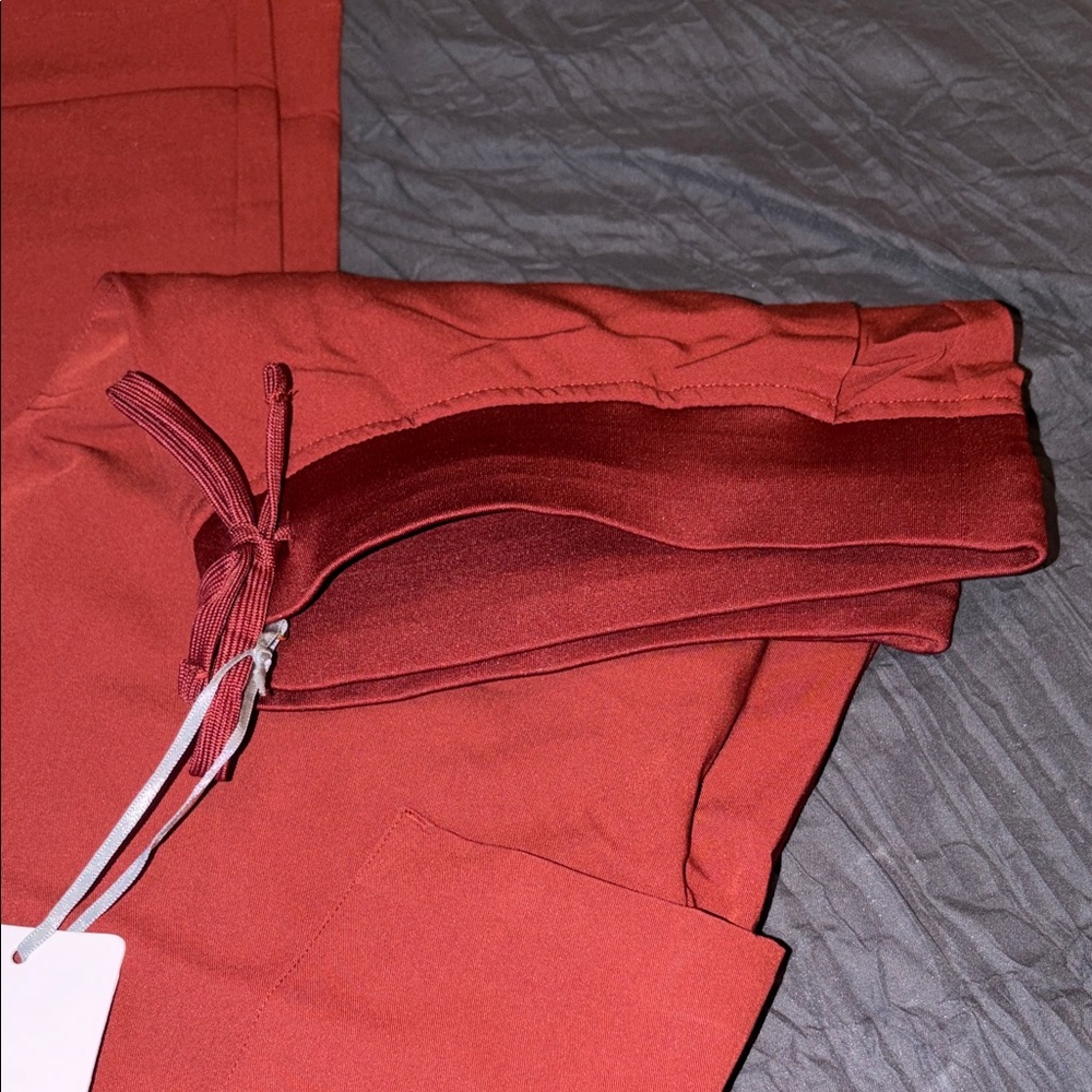 Mandala Men’s Cargo Pants in Rust Red